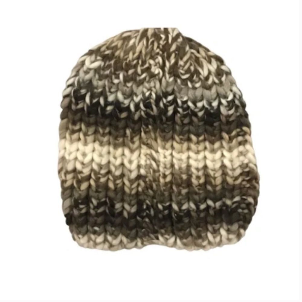 New York & Company Women's Neutral Knit Beanie Hat